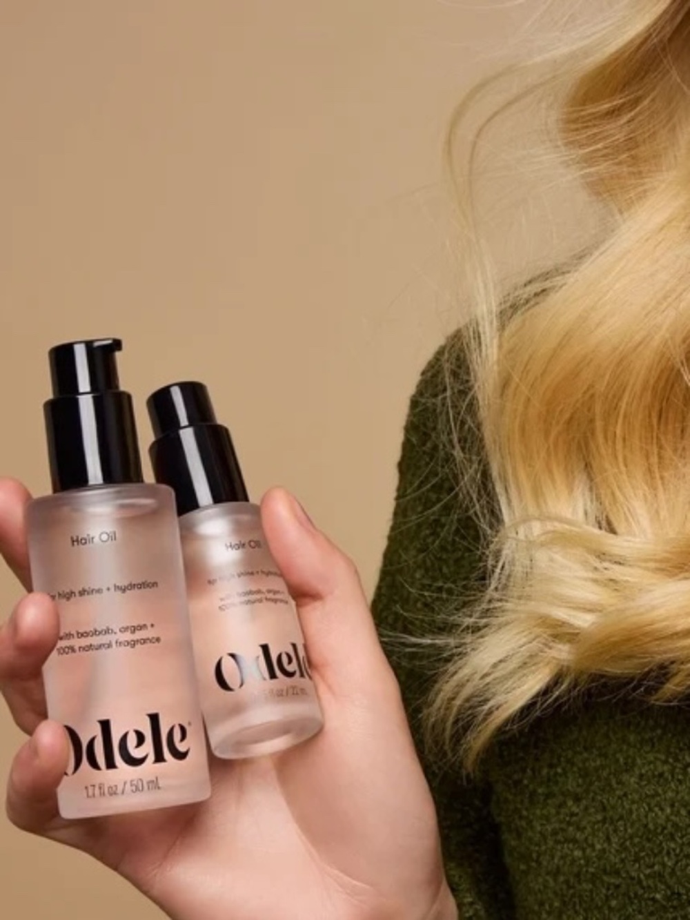 Odele Hair Oil for Lightweight Shine & Hydration, All Hair Types, Silicone Free